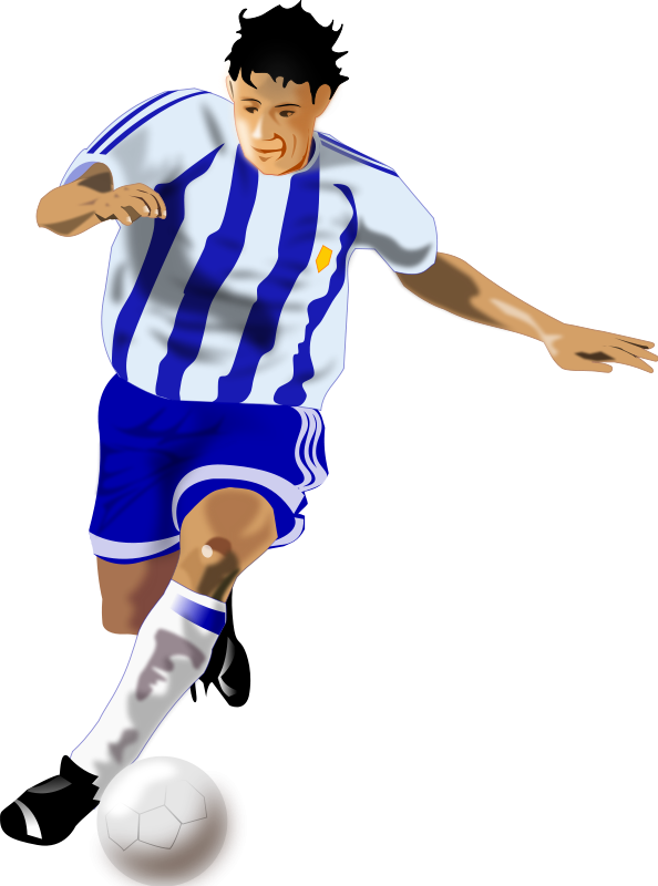 Soccer Player Sports Clipart